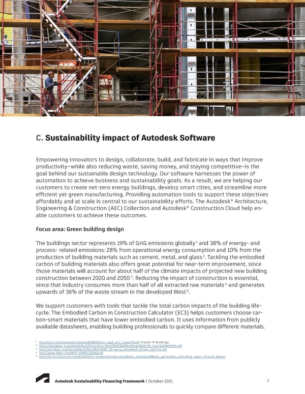 Sustainabilty Financing Framework | Autodesk - Page 7