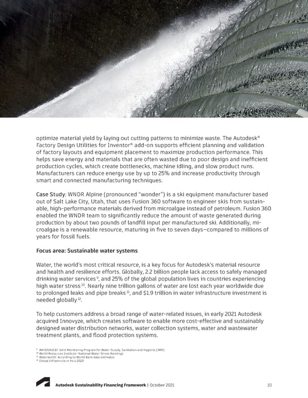 Sustainabilty Financing Framework | Autodesk - Page 10